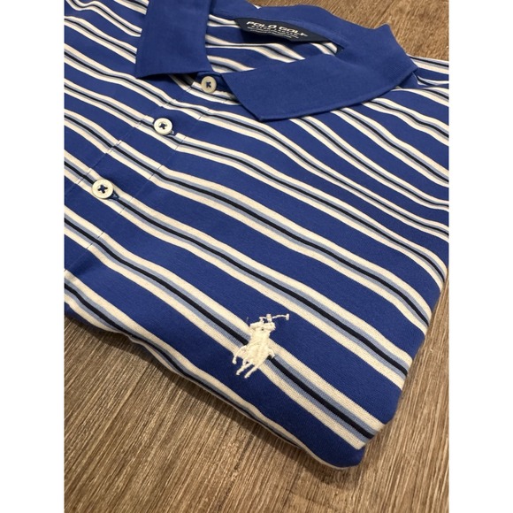Polo Golf XXL Ralph Lauren Polo Blue And White Stripe - Picture 1 of 7